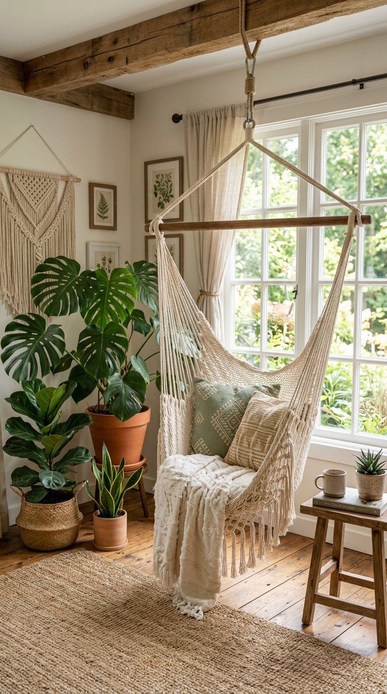 Add a Hammock Chair Hung From the Ceiling