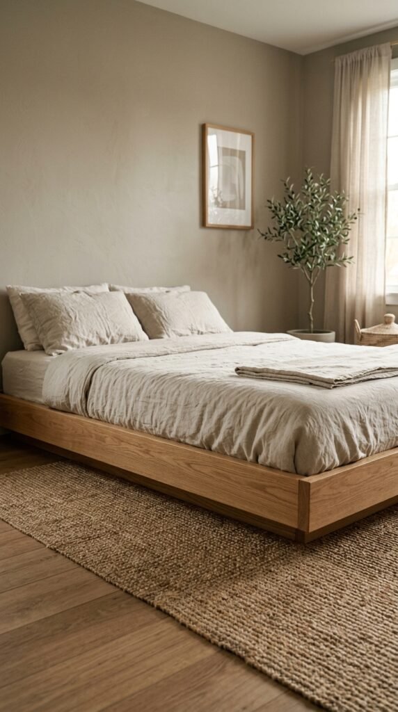 Start With a Low Platform Bed Frame