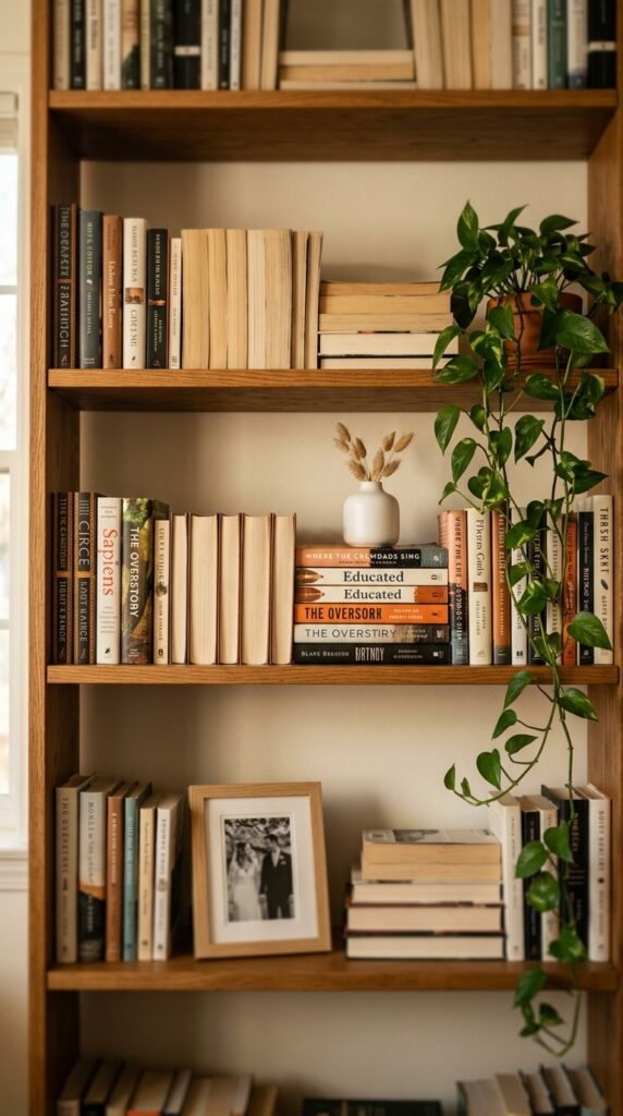 Style Bookshelves With Objects, Not Just Books