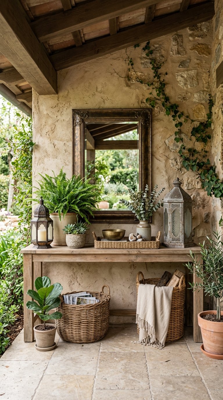 Style a Console Table Against the Back Wall