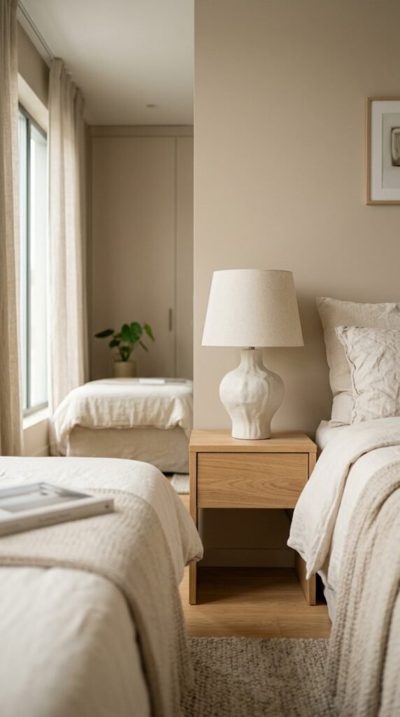 Style the Nightstand With One Object per Surface