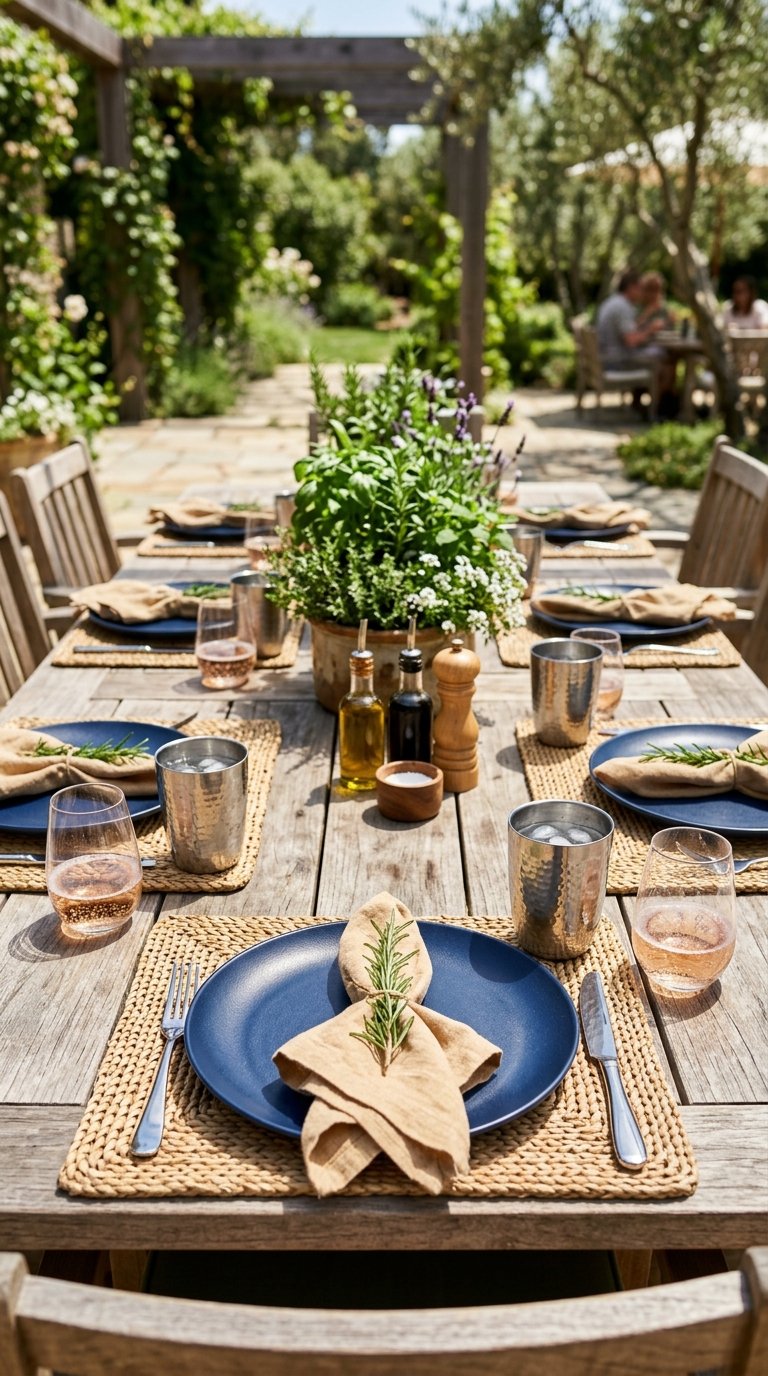 Style the Table With Outdoor Tableware
