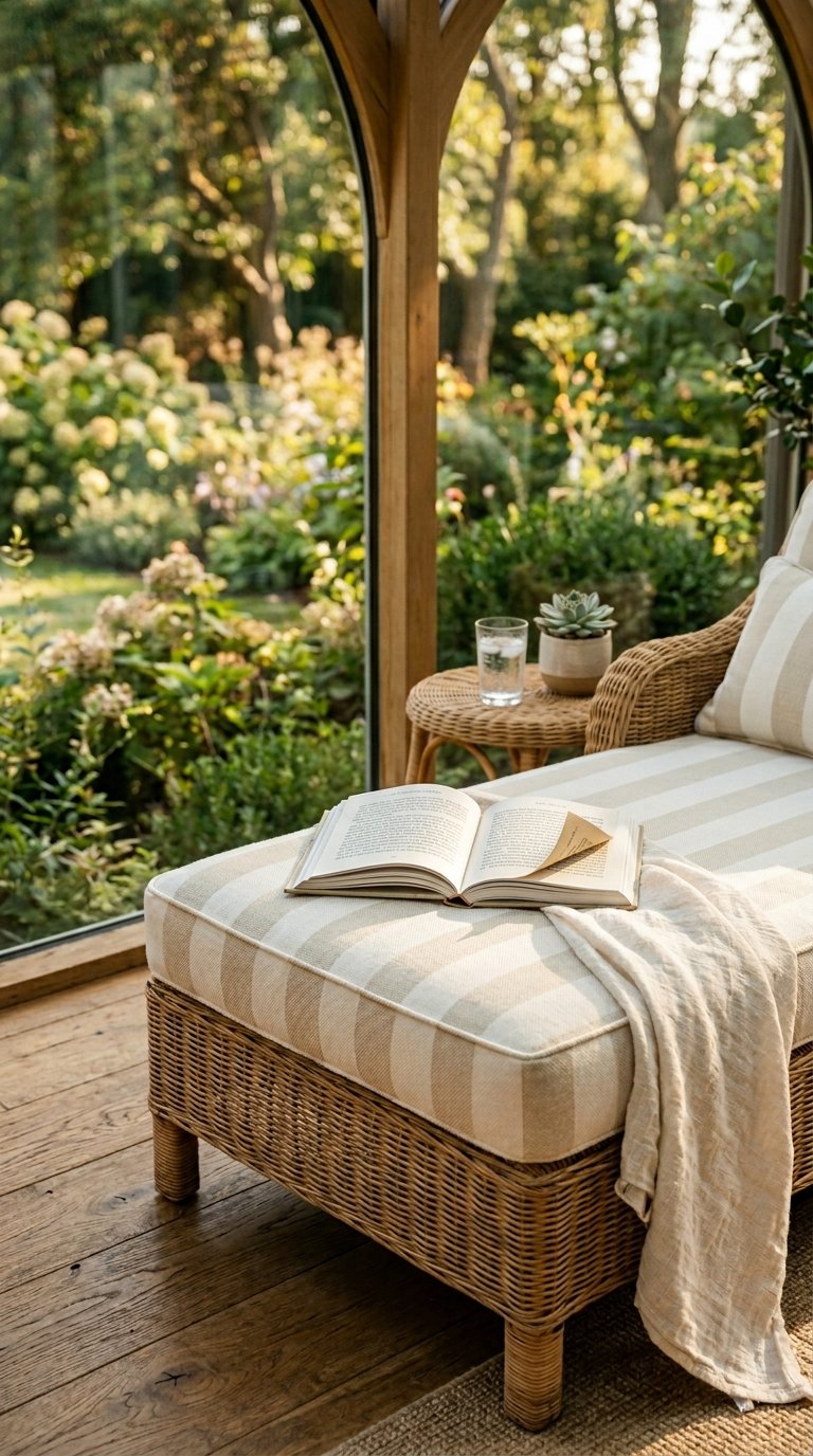 Sunbrella Fabric Daybed or Chaise Lounge