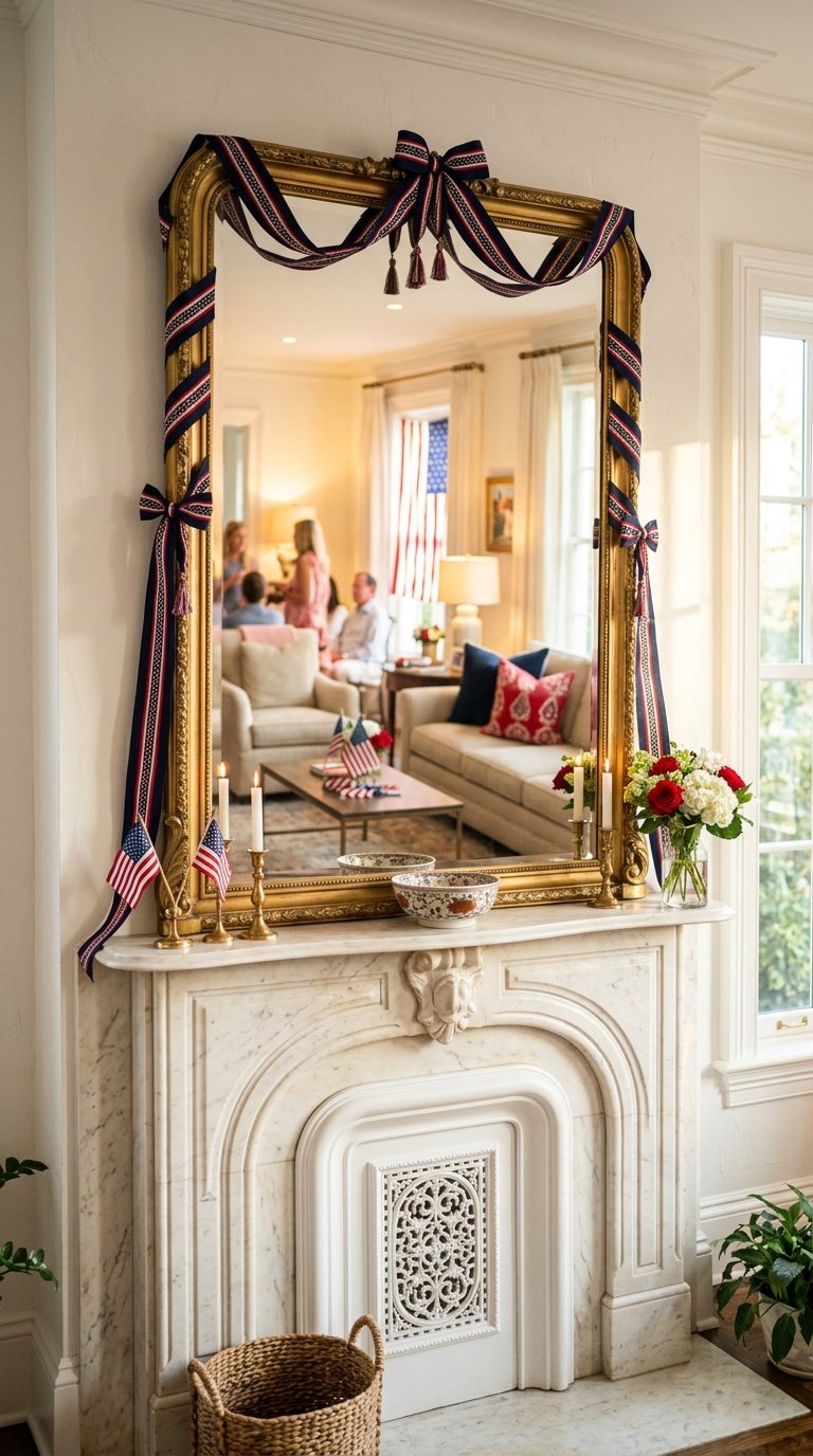 Swap Out Your Regular Mirror Frame Decor