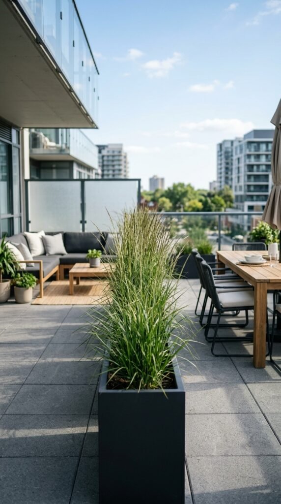 Tall Planter as a Natural Room Divider