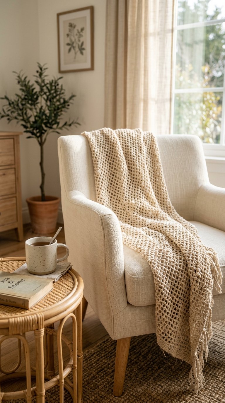Texture Through Woven Throws
