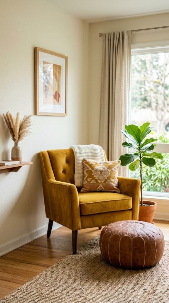 Use Mustard Yellow as a Bright Accent