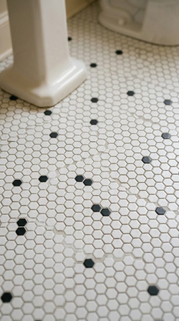 Use Vintage-Style Hexagon Tile