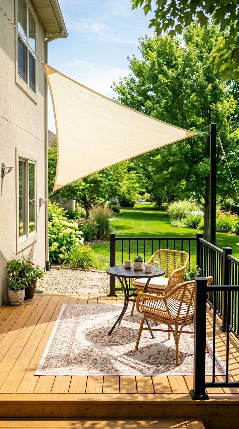 Use a Shade Sail or Umbrella for Sun Protection