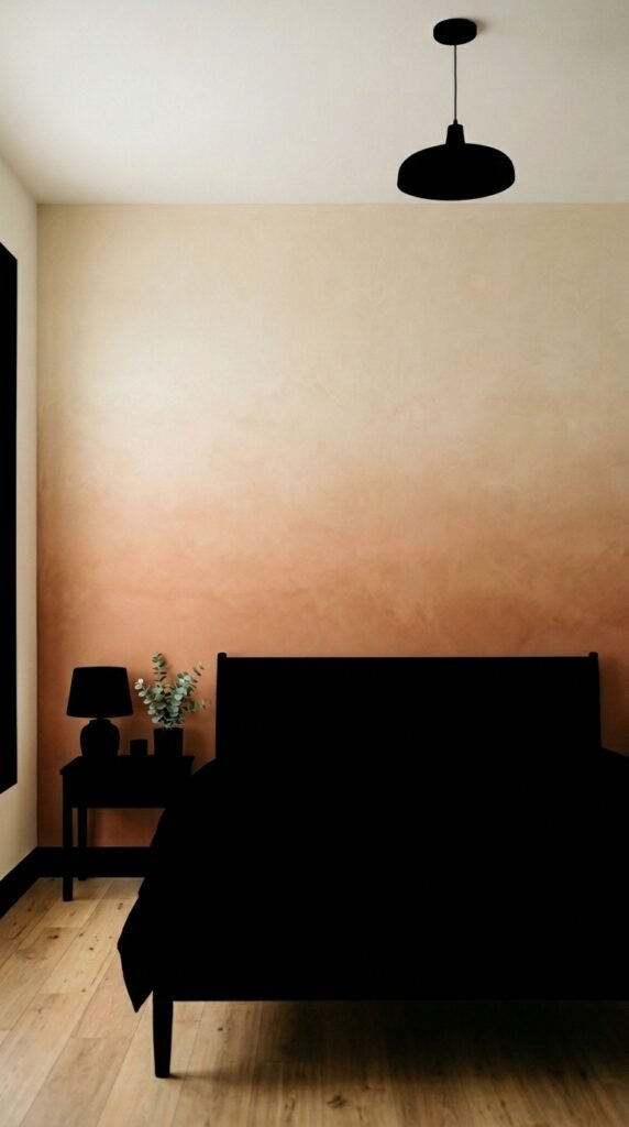 Use a Soft Gradient Paint Technique on One Wall