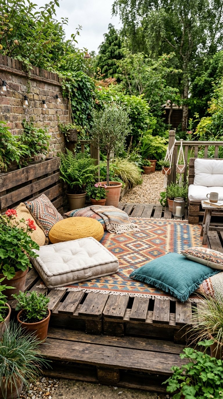 Use a Wooden Pallet as a DIY Patio Platform
