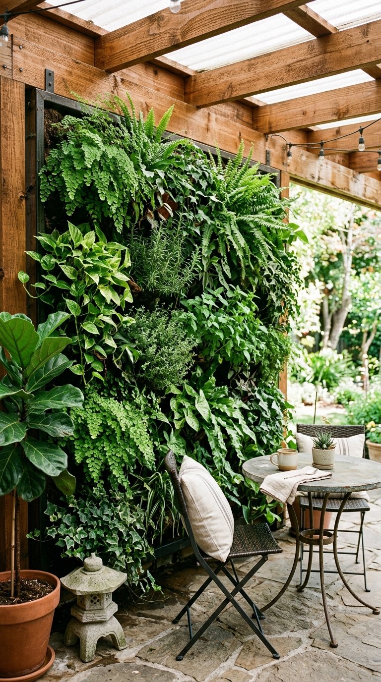 Vertical Wall Planters for a Living Green Wall