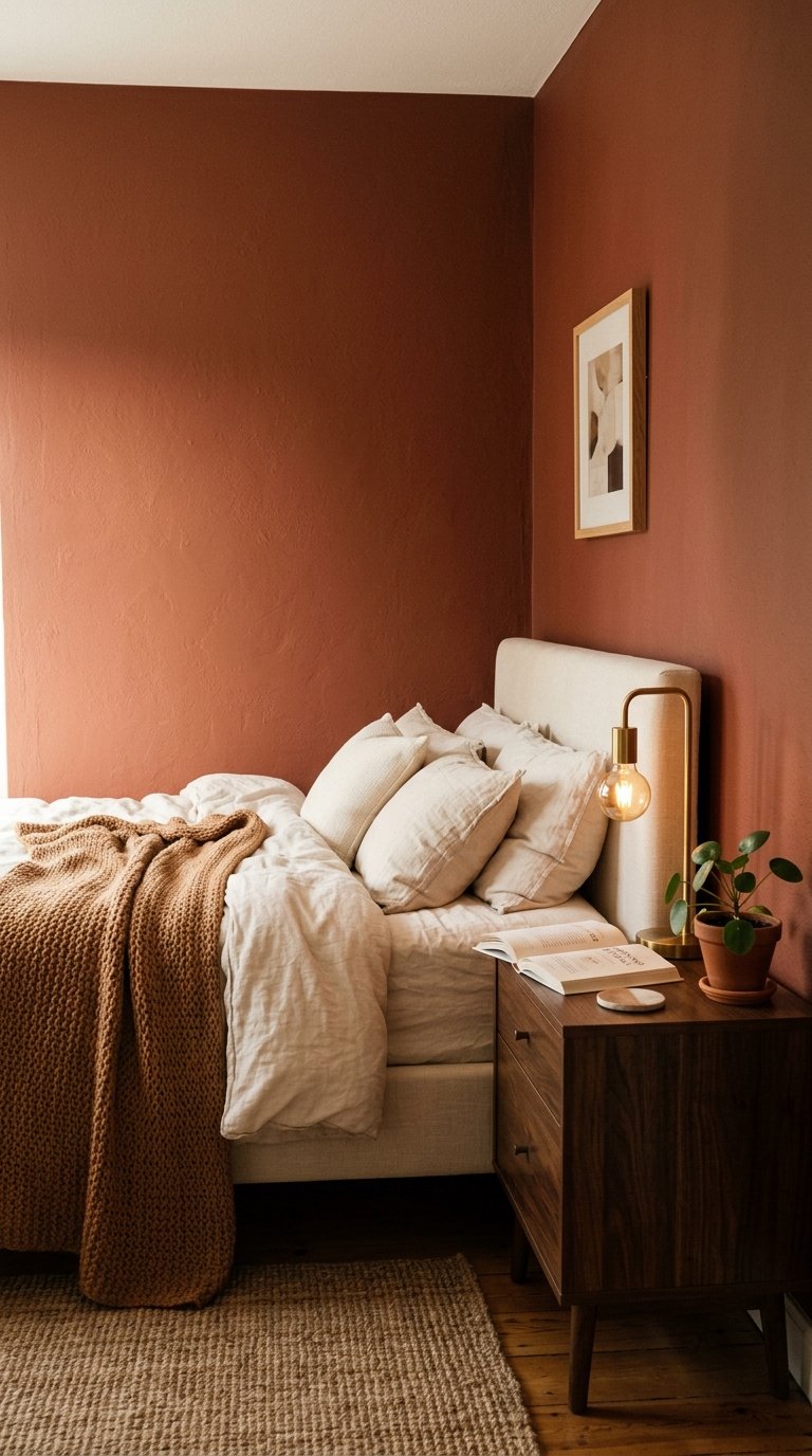 Walls in a Warm, Saturated Color