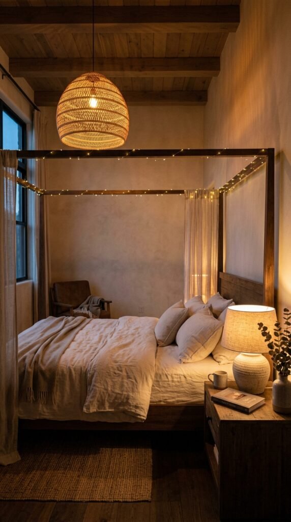 Warm Dimmable Lighting at Two Heights