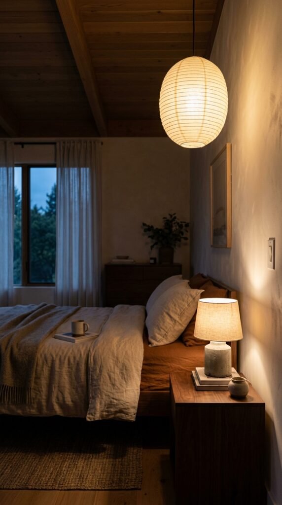 Warm Dimmable Lighting at Two Heights