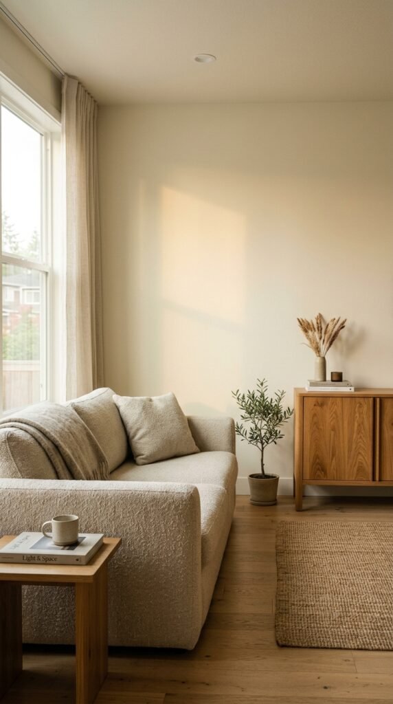 Warm White Walls Instead of Bright White
