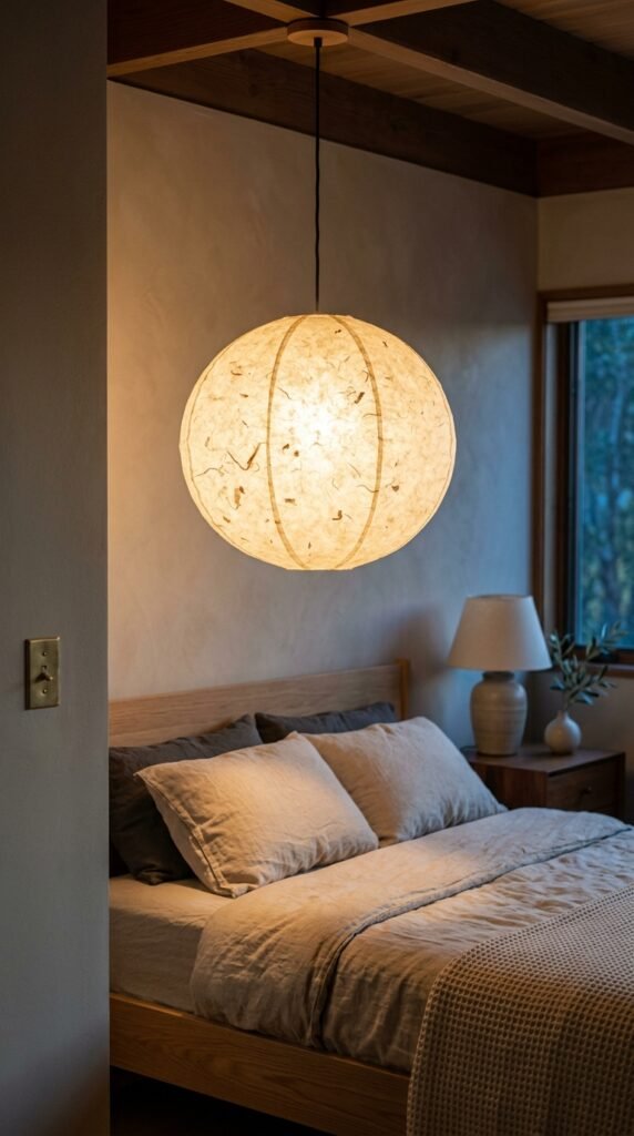 Washi Paper or Rice Paper Pendant Lighting