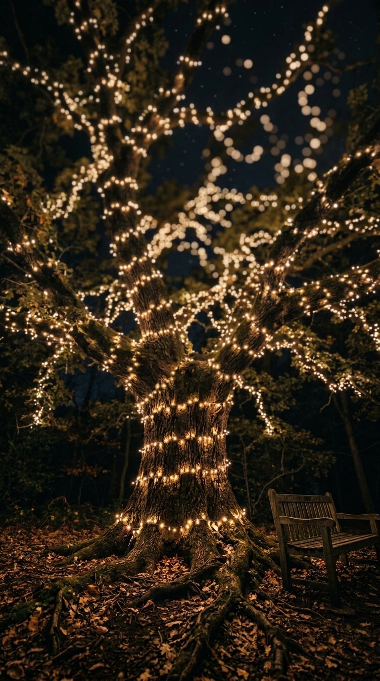 Wrap Them Around Tree Trunks and Branches