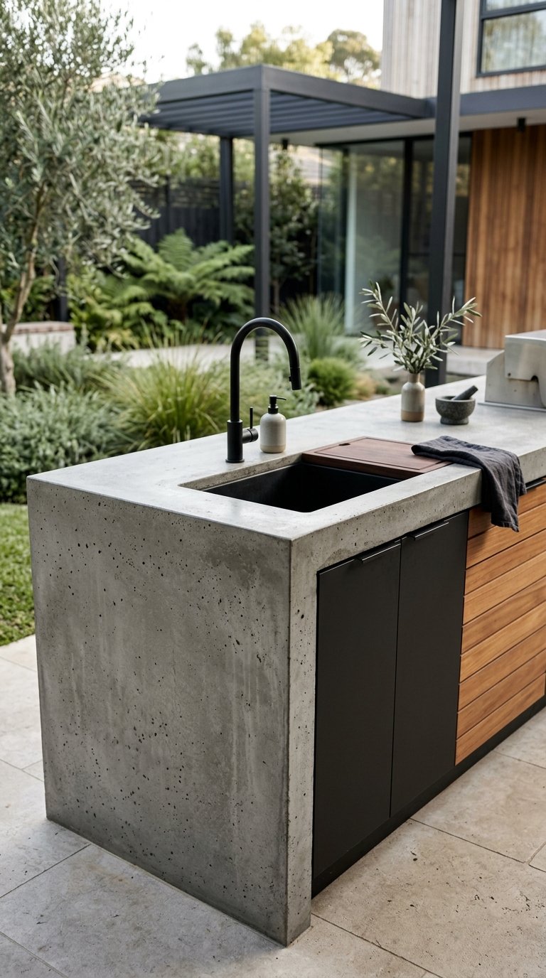 a Concrete Countertop for a Custom Look