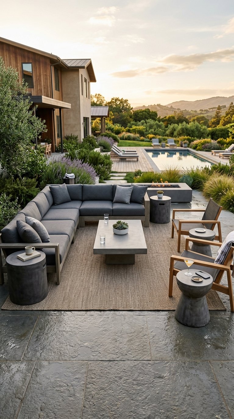 a Concrete or Resin Side Table to Every Seat