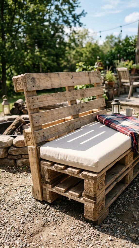 Build a DIY Wood Pallet Bench