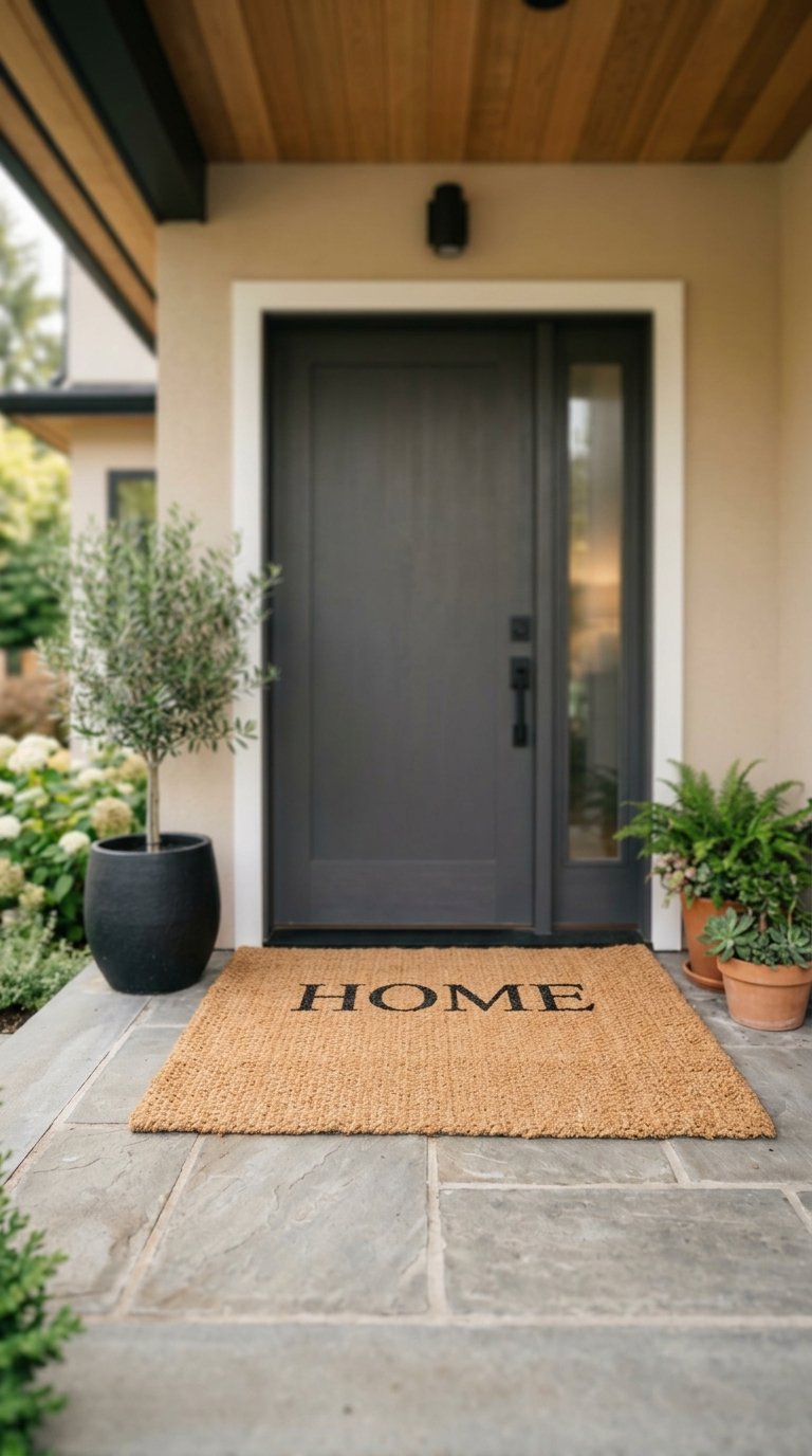 a Doormat That Sets the Tone
