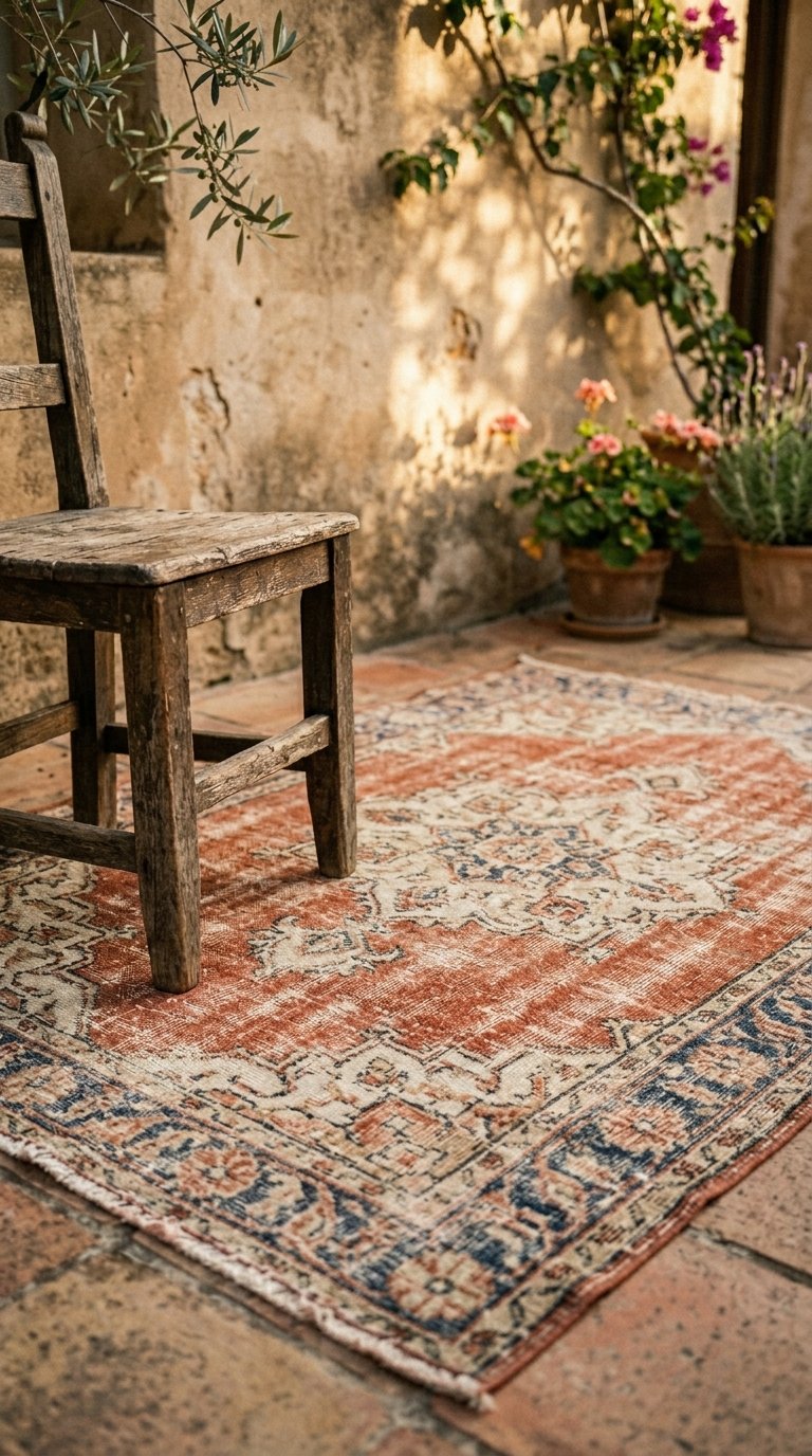 a Faded or Distressed Pattern for an Aged, Established Look