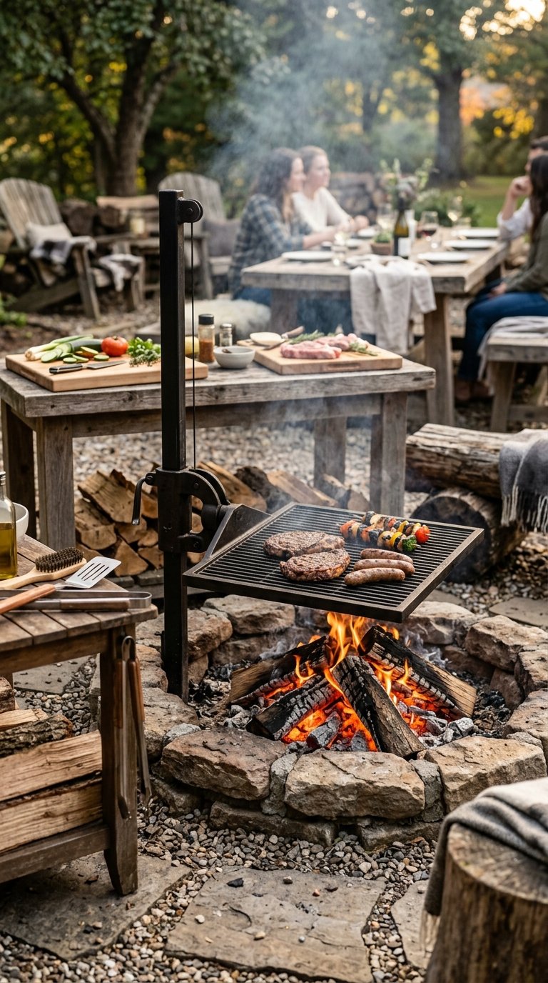a Fire Pit Grill Grate for Cooking