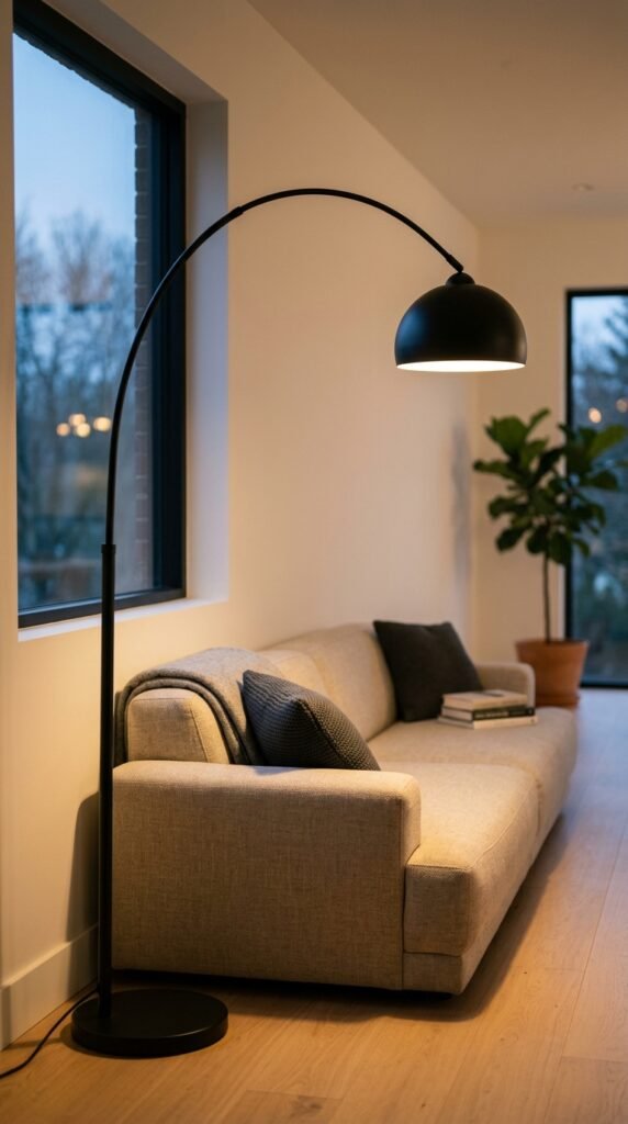 a Floor Lamp Rather Than Table Lamps