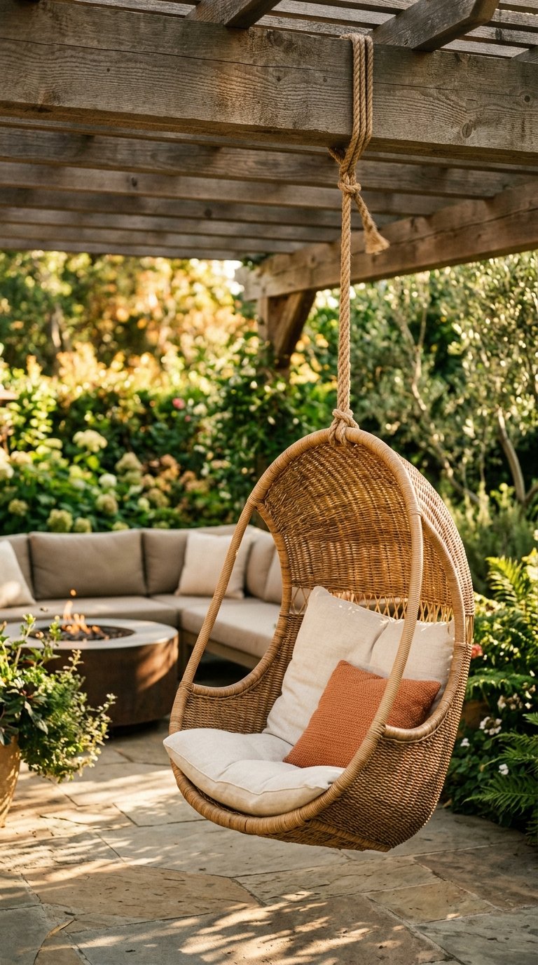 a Hanging Egg Chair as Your Statement Piece