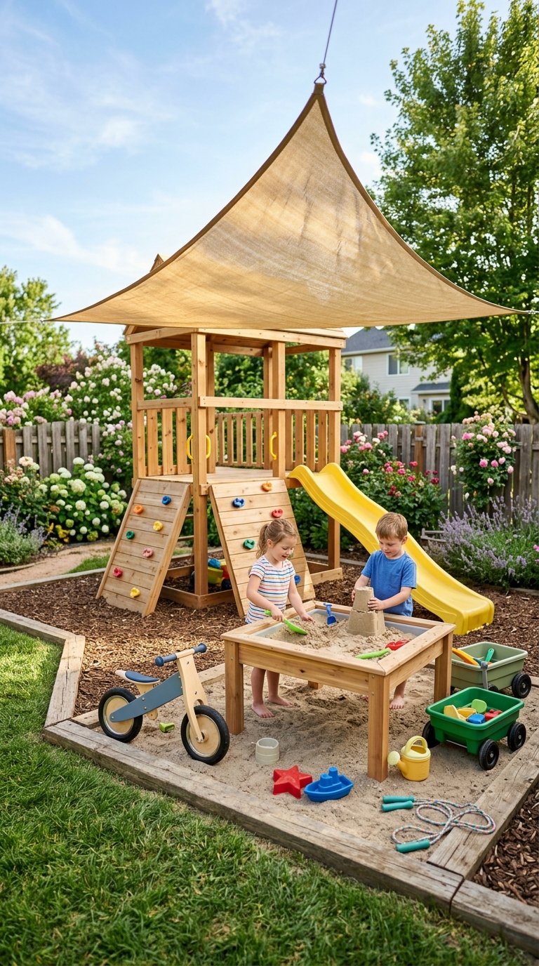 a Kids Play Corner With a Defined Zone