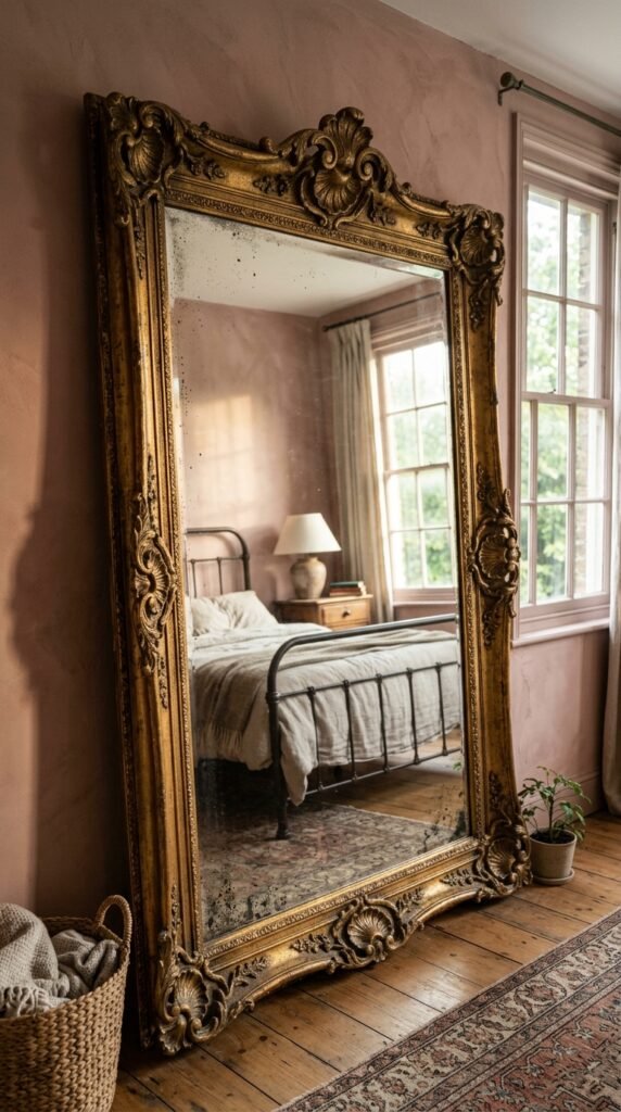 a Large Antique or Vintage Mirror