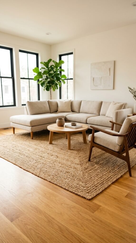 a Large Single Rug Rather Than Multiple Small Ones