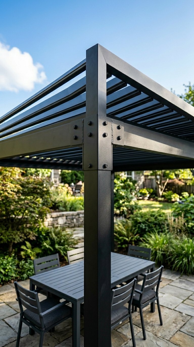 a Metal Pergola Kit for Maximum Durability