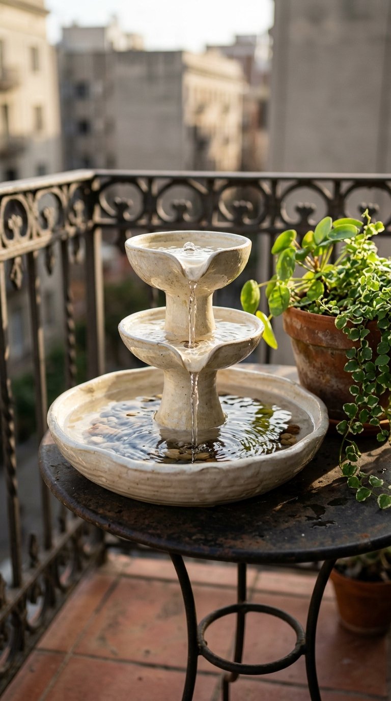 a Mini Water Feature for Urban Calm