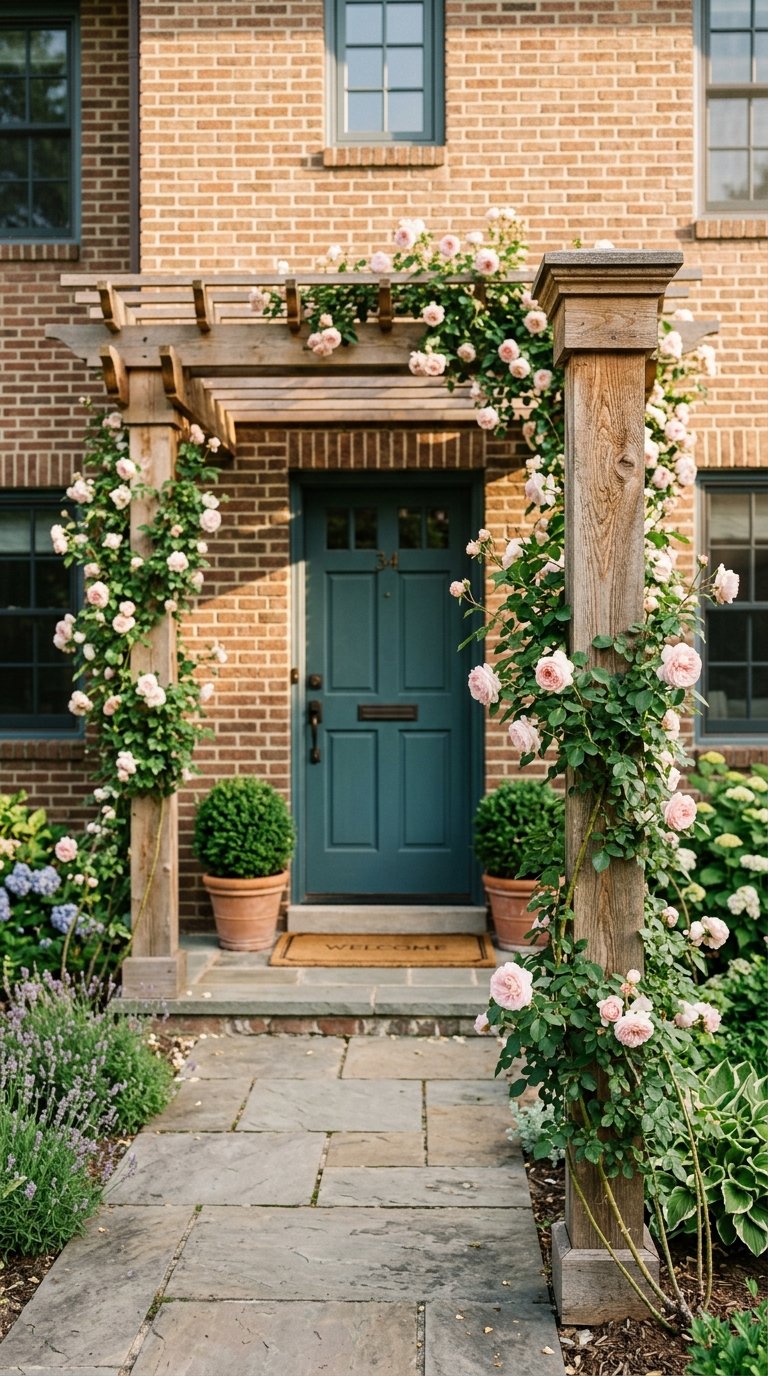 a Pergola Over Your Front Entry