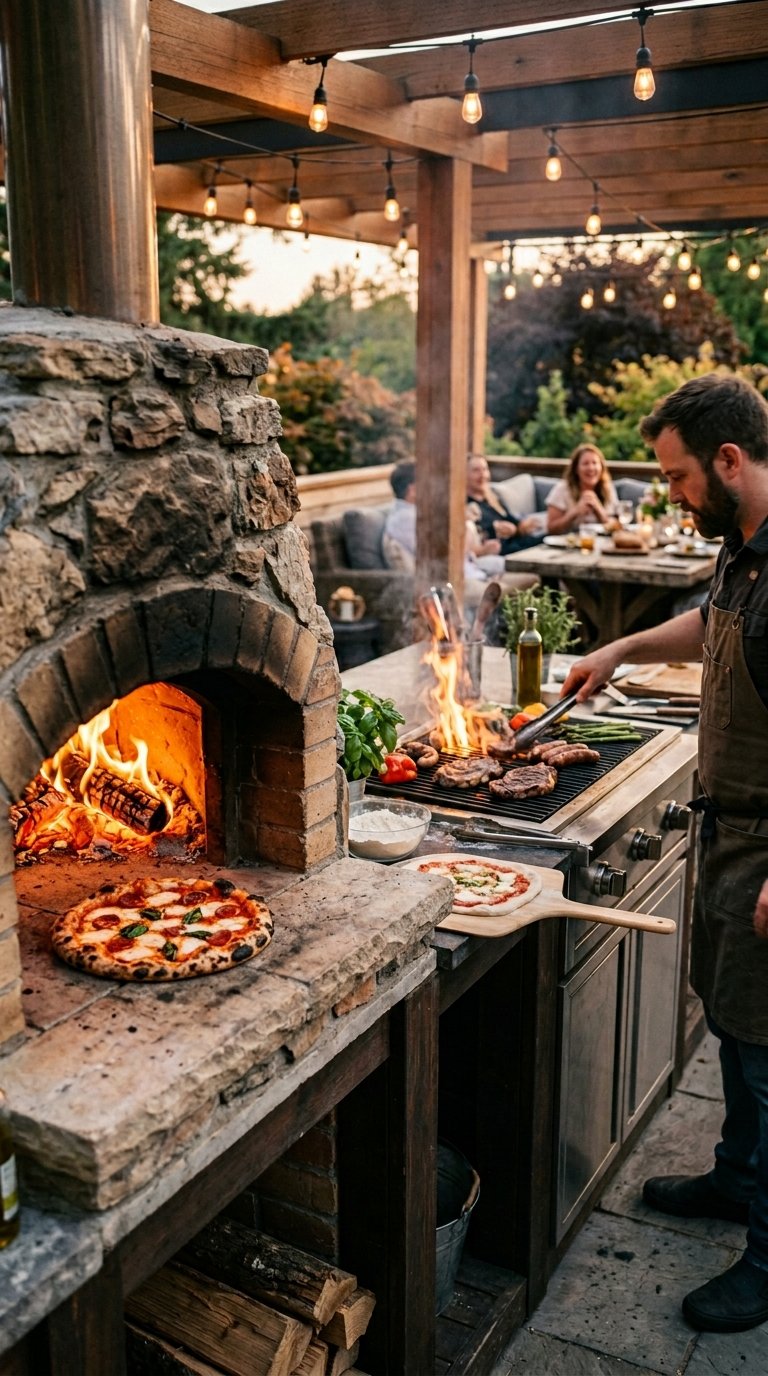 a Pizza Oven Beside Your Grill