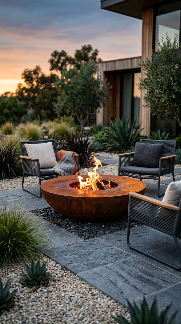 a Prefabricated Steel Fire Bowl