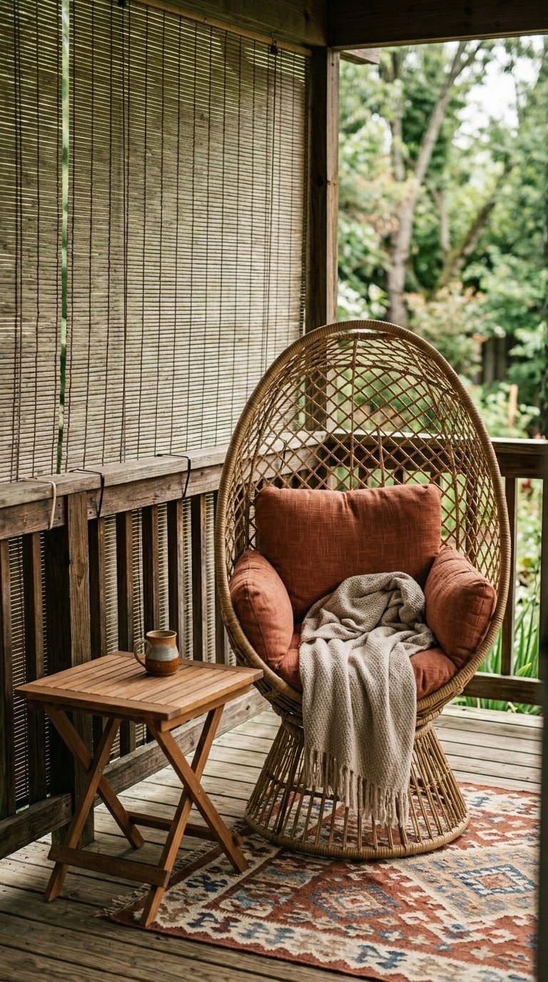 a Privacy Screen to the Most Exposed Railing Section