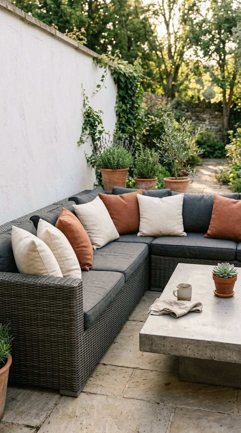 a Sectional Sofa as the Sitting Area Foundation
