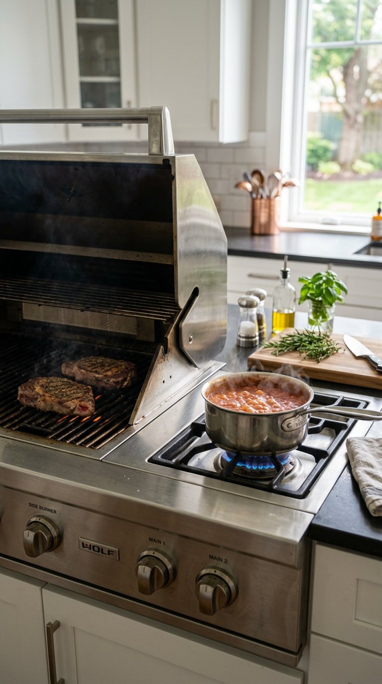 a Side Burner for Complete Outdoor Cooking