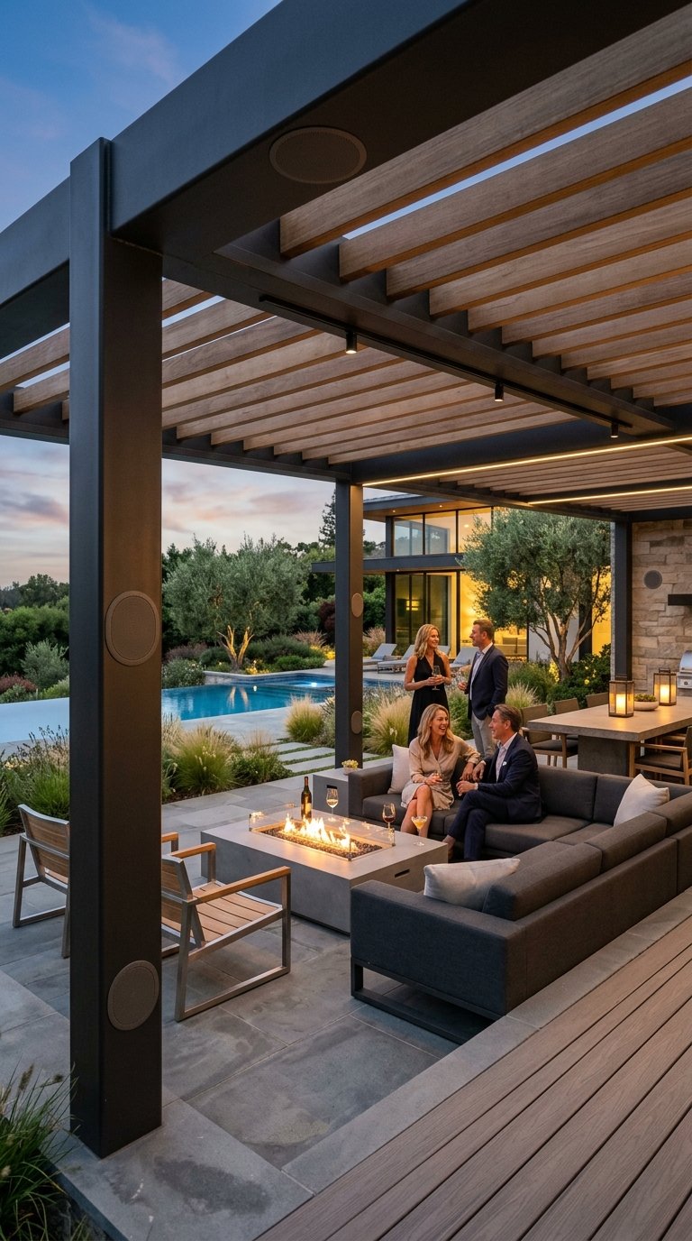 a Smart Outdoor Speaker System for Ambient Sound