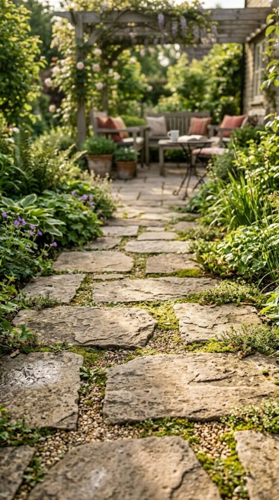 a Stone or Gravel Pathway