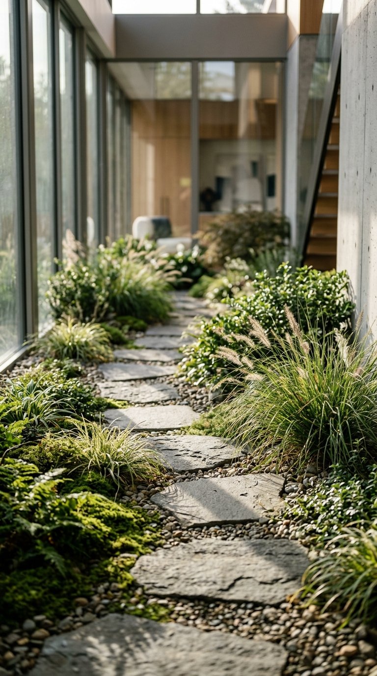 a Winding Path to Suggest More Space