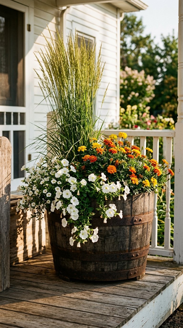 a Wooden Barrel