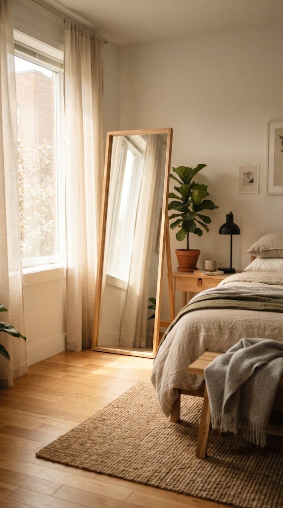 Add a Full-Length Mirror to Your Bedroom or Entryway
