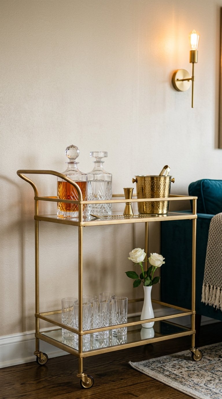 Bar Cart or Drinks Trolley