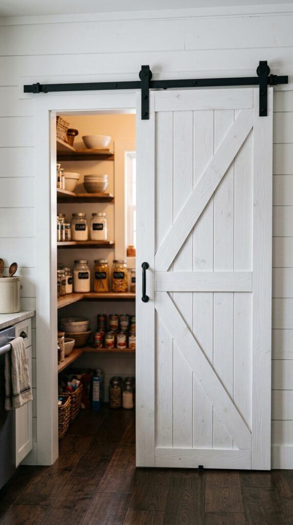 Barn Door to the Pantry