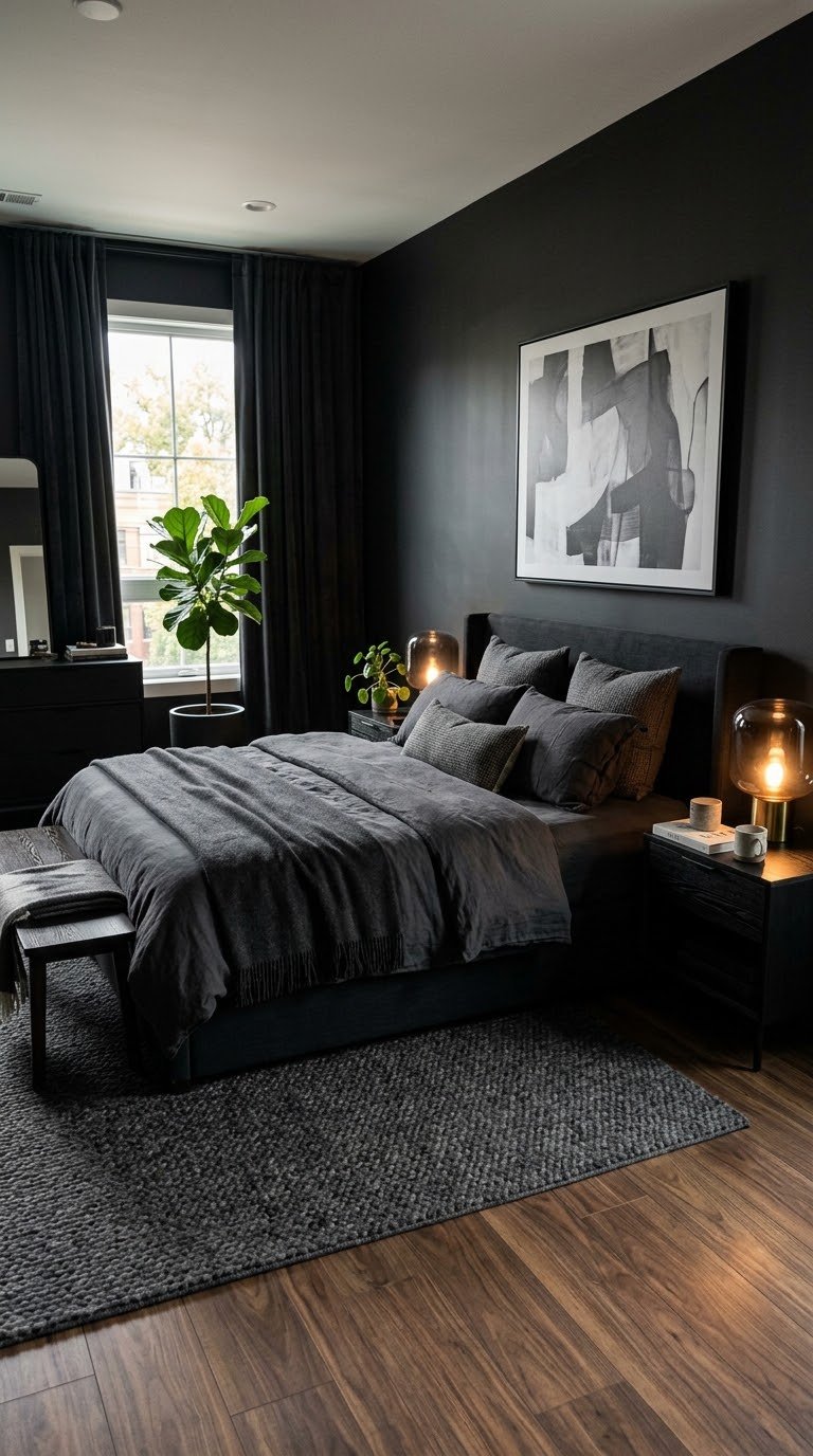 Black Bedroom Aesthetic