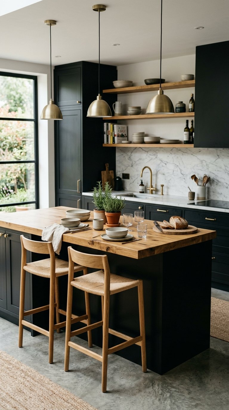 Black Cabinets